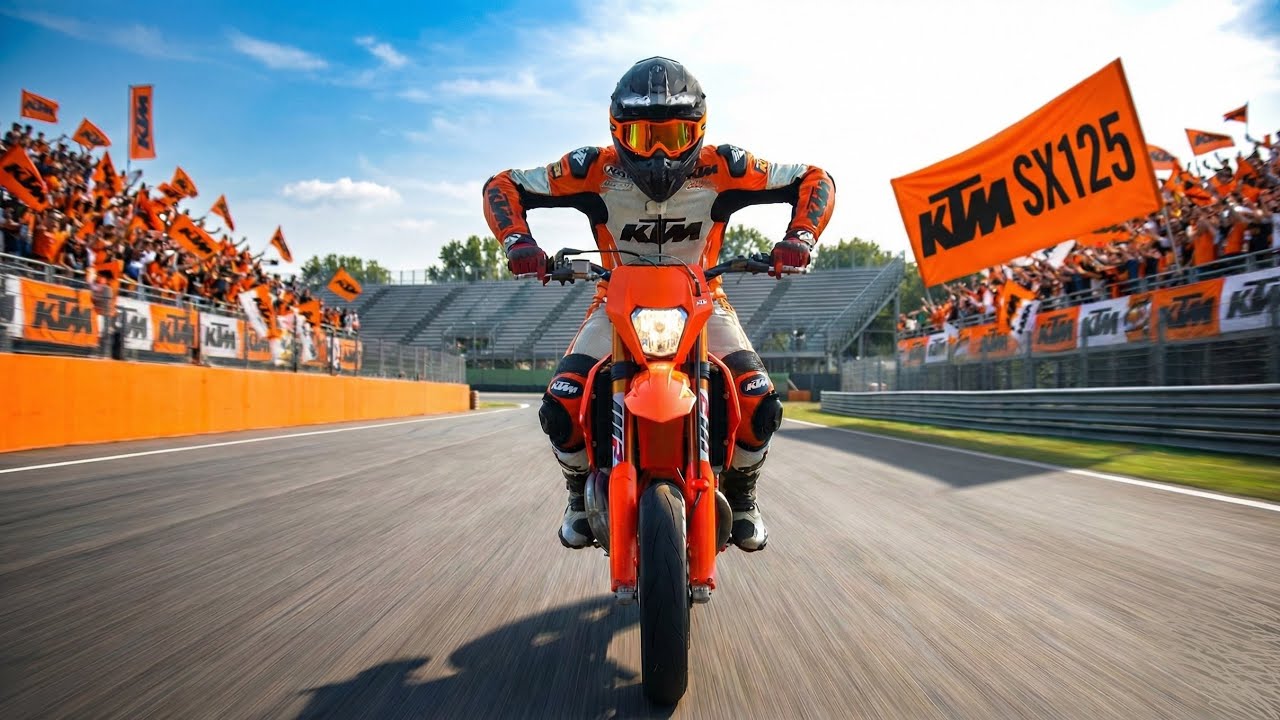 DA UN 50 AD UN KTM SX 125 🏁 - test ride KTM SX 125 2017