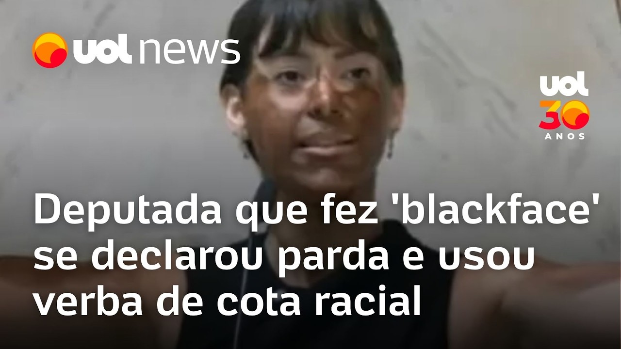 Deputada que fez 'blackface' se declarou parda e usou verba de cota racial; saiba quem é