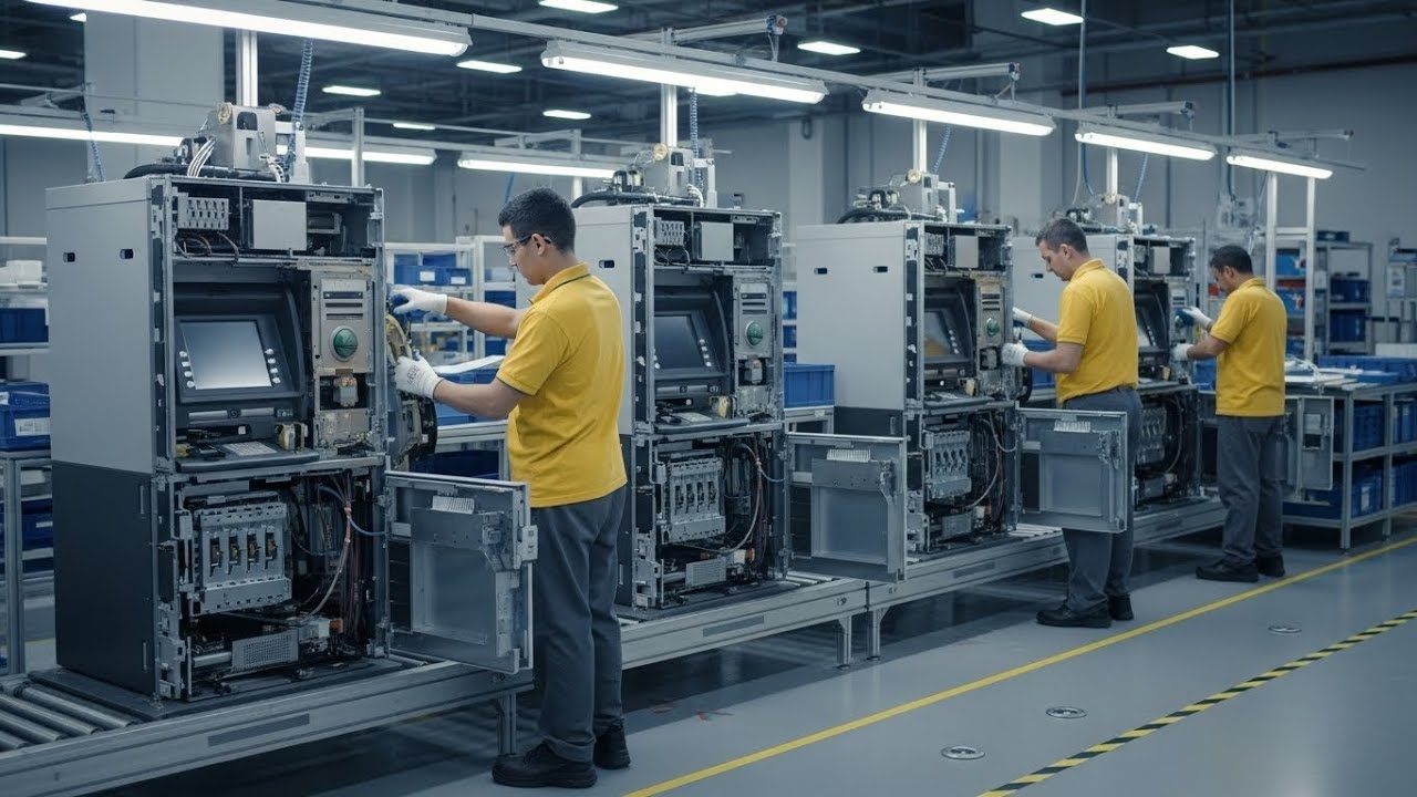Inside the ATM Machine Ecosystem &mdash; Factory, Cash Systems & High-Security Vaults