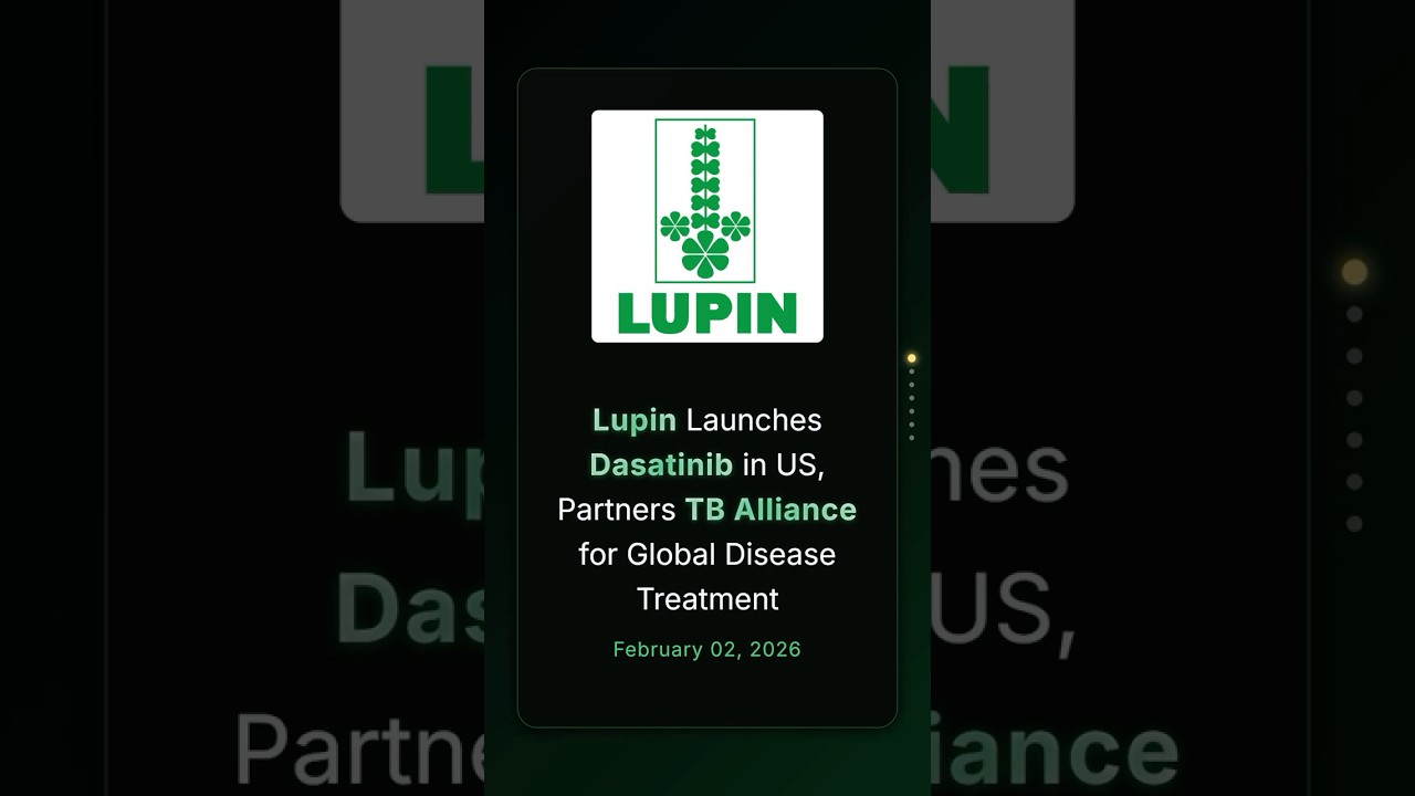 Компания Lupin запускает дазатиниб в США и сотрудничает с Альянсом по борьбе с туберкулезом в цел...