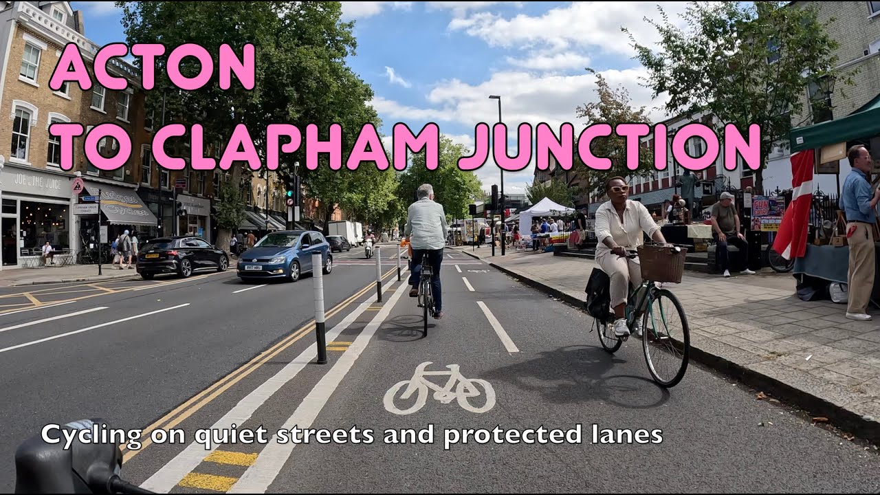 🚲 A fantastic way to cycle from Acton to Clapham Junction without traffic