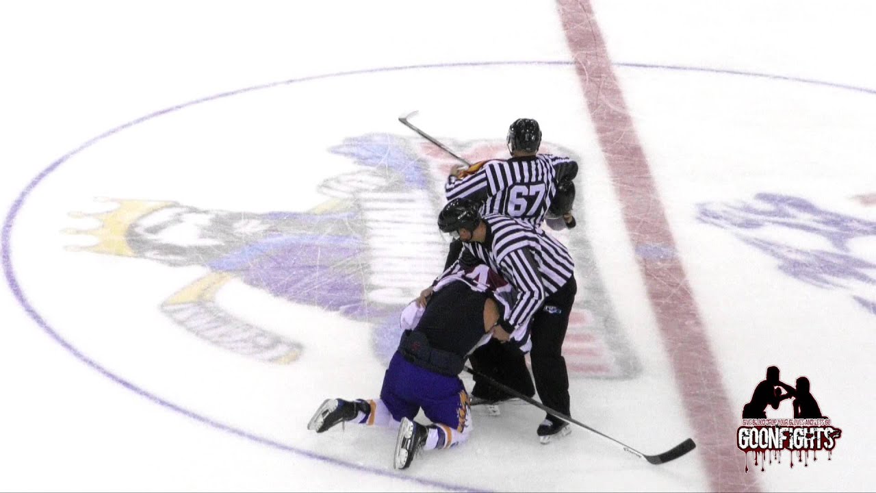 Chris Cloutier vs Robbie Thomson LNAH River Kings Vs Predateurs