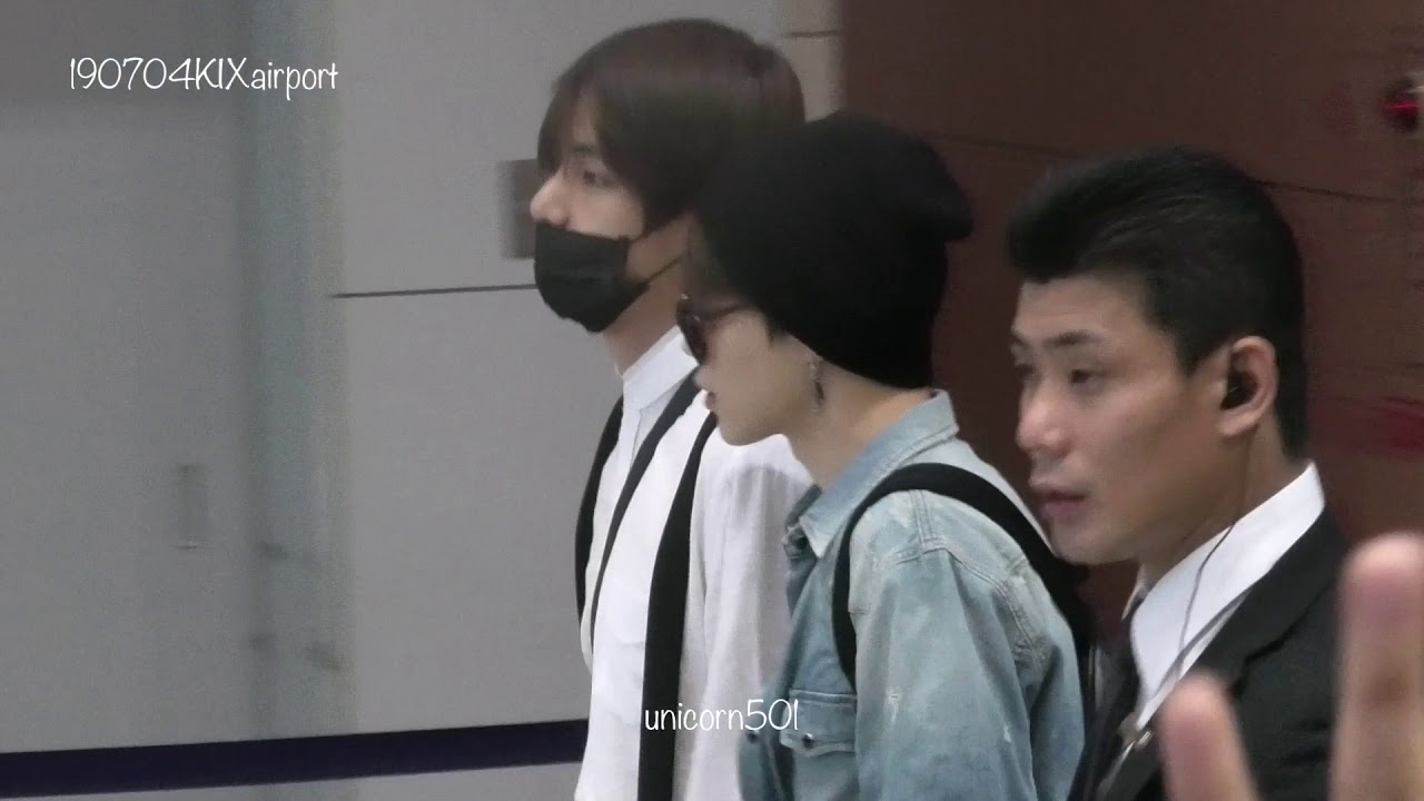 190704 BTS arrived at Kansai airport