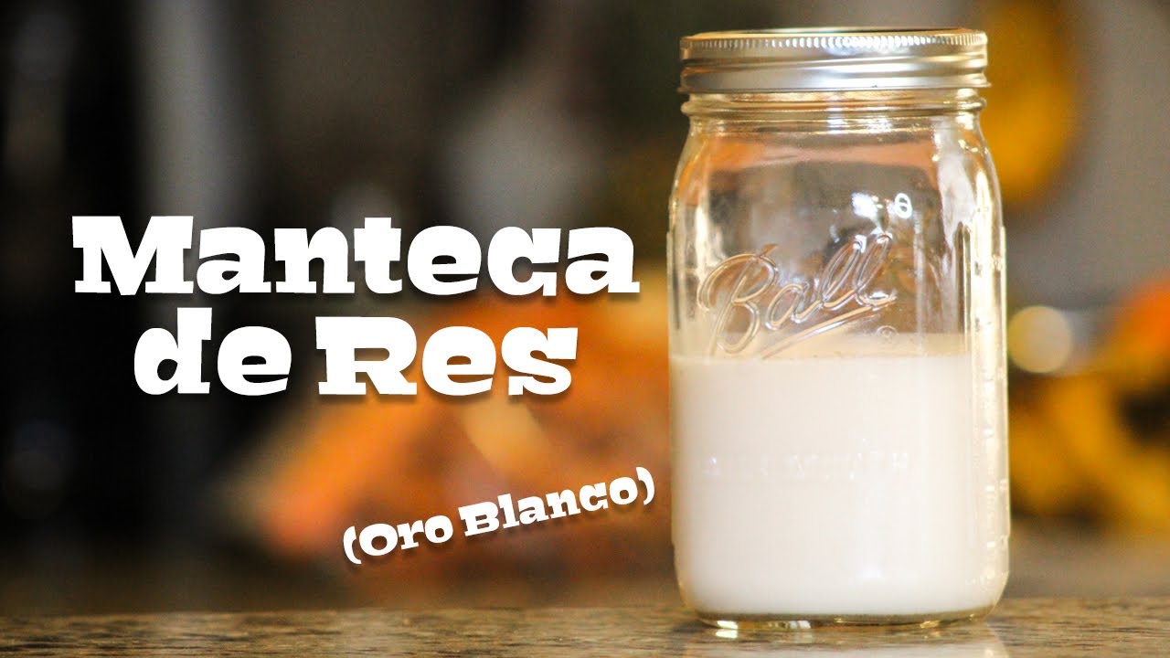 Manteca de Res (Oro Blanco). La mejor Grasa para Cocinar.
