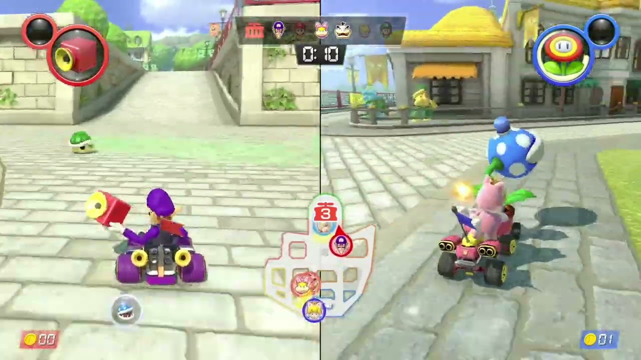 【マリオカート８デラックス】ミニゲーム、パックンvsスパイ【番外編】（パパvsママ）