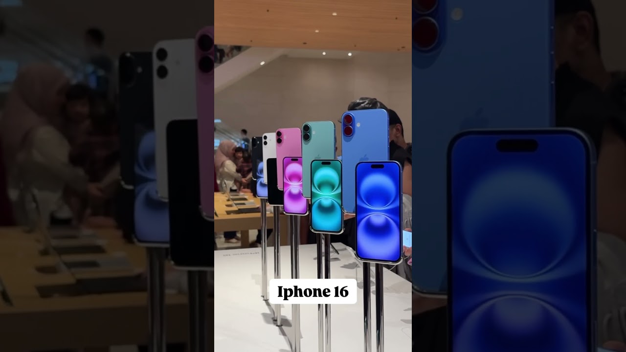 New Iphone 16 lineup #malaysia #trx #applestore #iphone16