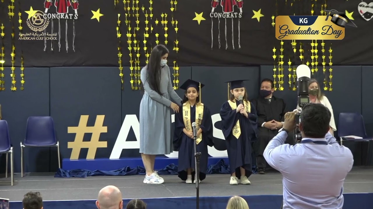 KG 2 Graduation Day at American Gulf School, Sharjah