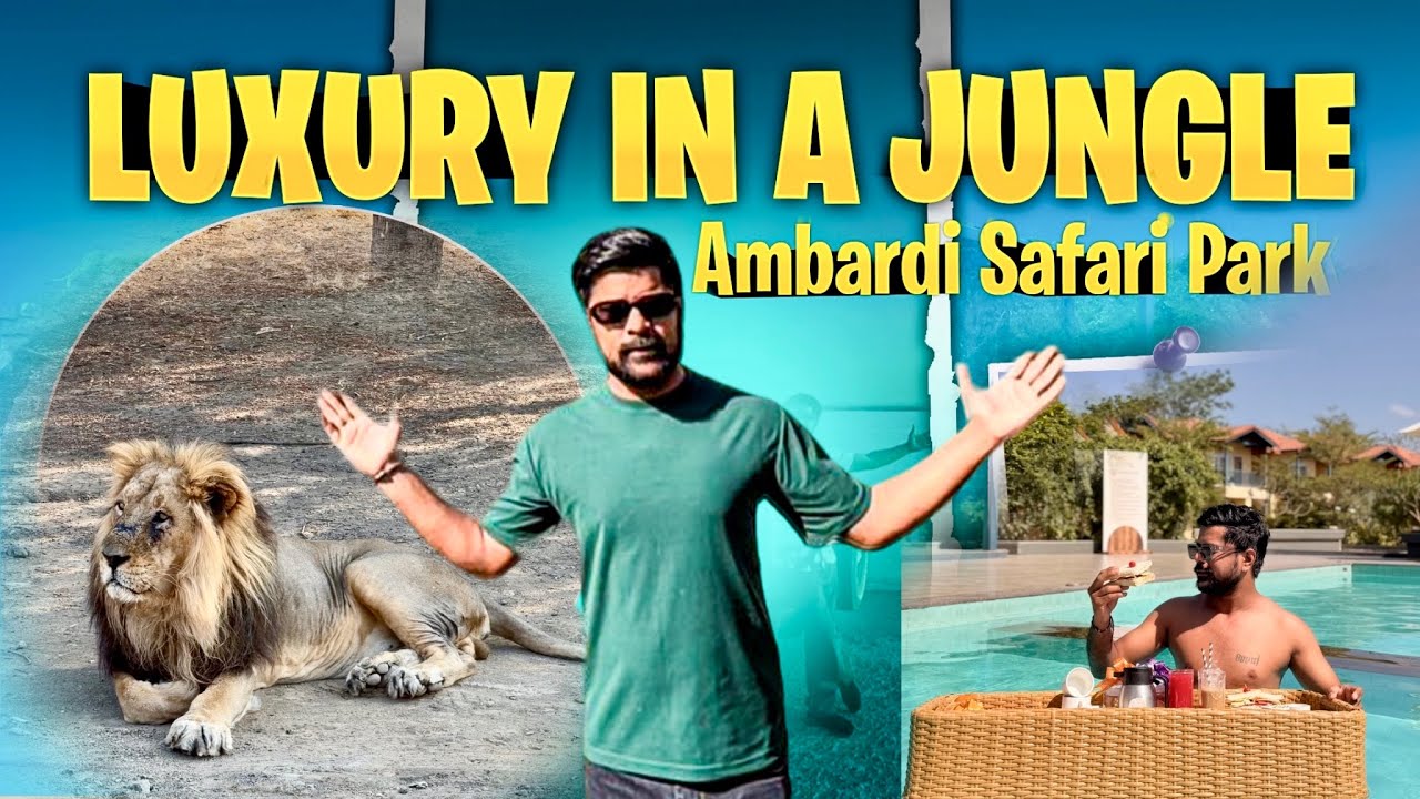 Luxury Stay In Middle of Jungle 🦁 | Ambardi Safari park tour information Amreli Gujarat 