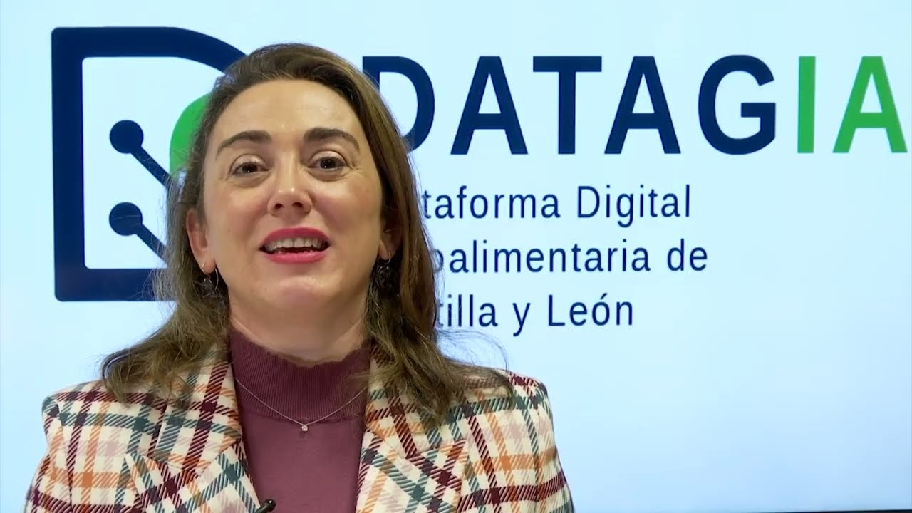 La consejera de Agricultura, Ganadería y Desarrollo Rural de la JCyL en la presentación de DATAGIA