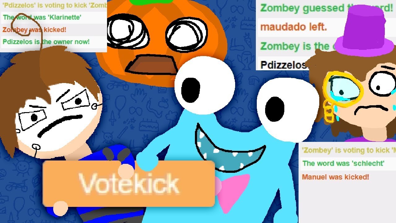 Alle werden gekickt 「Skribbl.io」