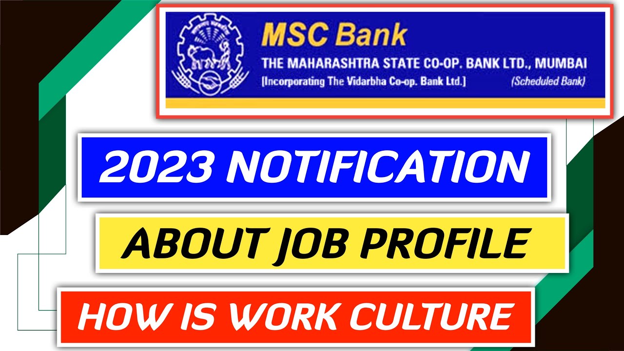 MSC Bank Job Profile Work Culture