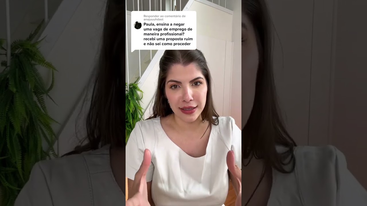 COMO NEGAR UMA PROPOSTA DE EMPREGO RUIM? 