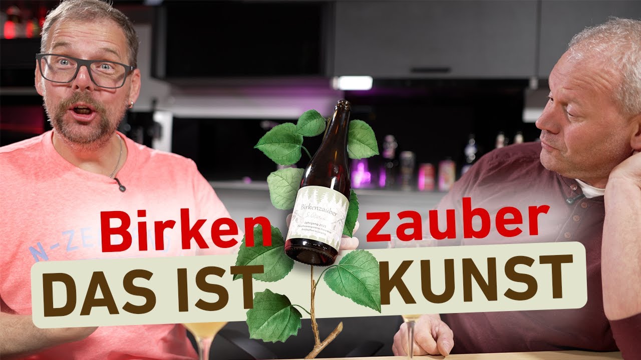 Kreativbrauer Sebastian Riekehr zaubert mit Birke - was für ein Bier! Birkenzauber Jahrgang 2025.