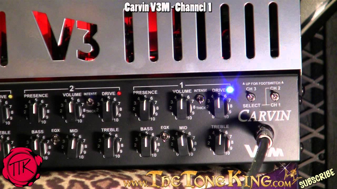 Carvin V3M Channel 1 - Tube Amp Demo & Review