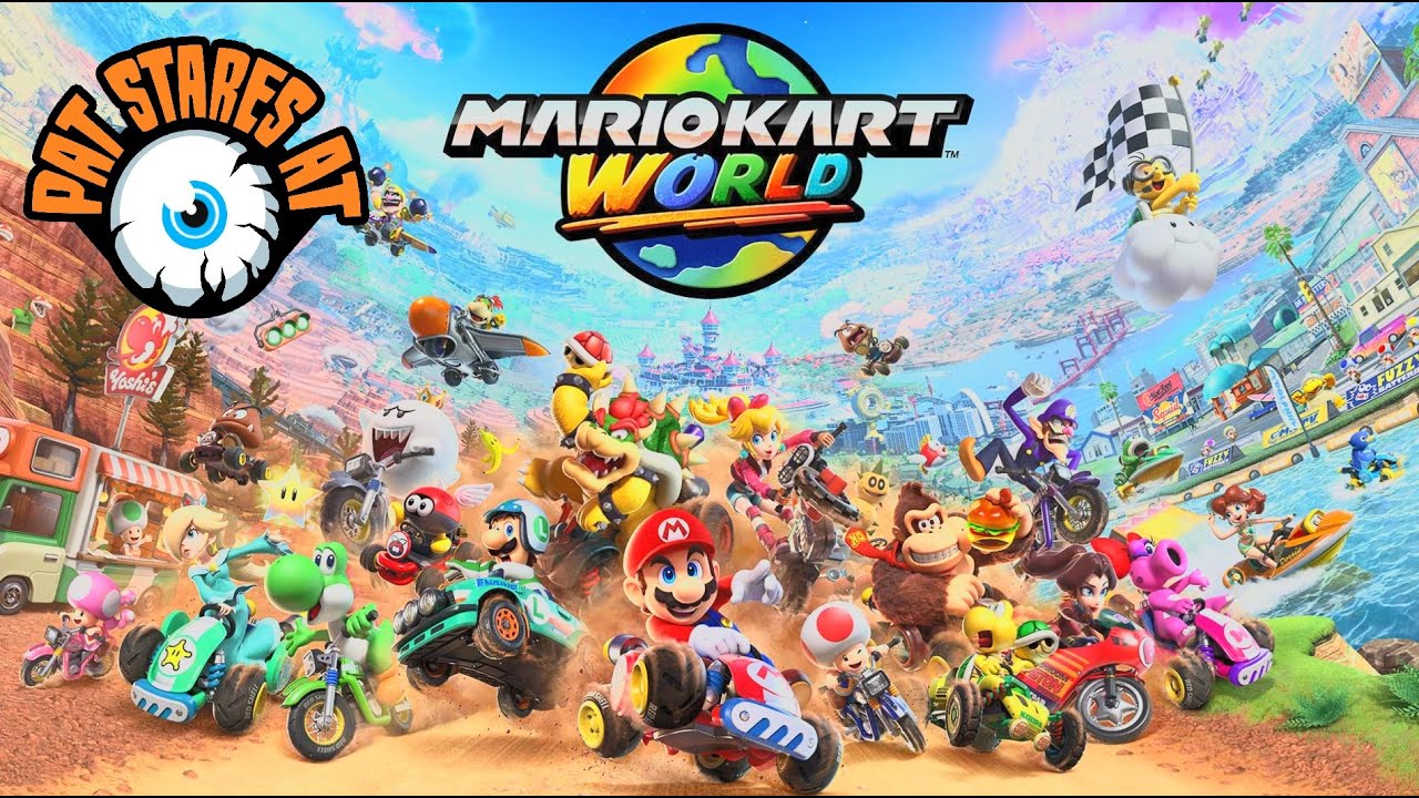 Pat Stares At Mario Kart World w/ WoolieVersus, Gene Park, Peach Saliva and ReggieMTL!