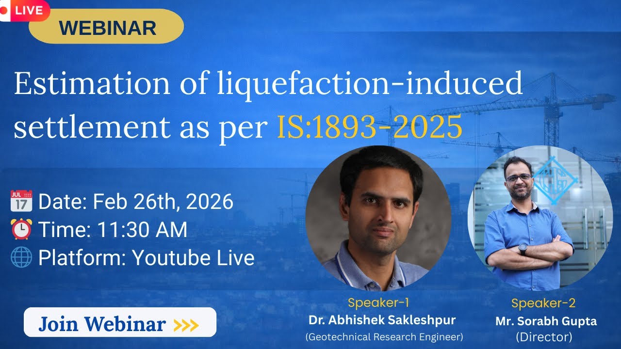 Estimation of liquefaction-induced settlement as per IS:1893-2025