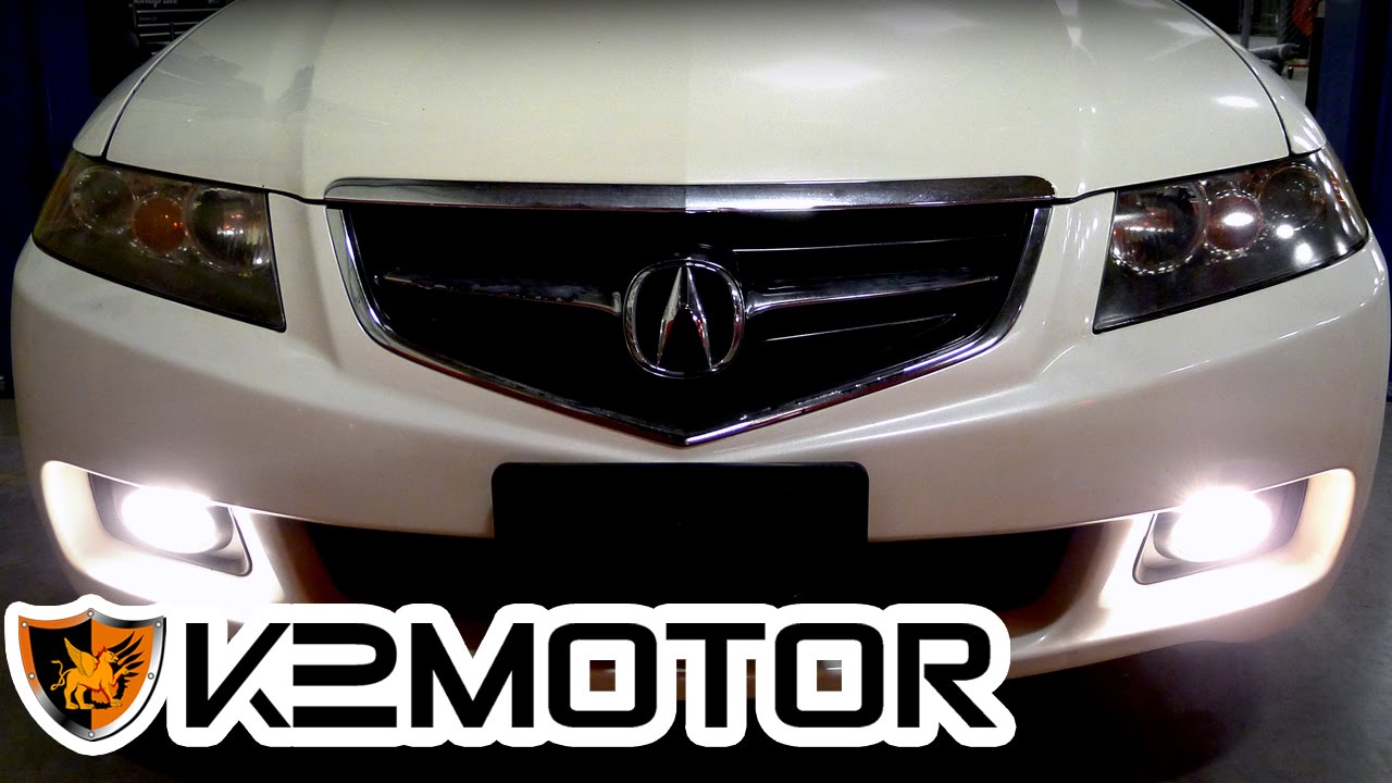 K2MOTOR INSTALLATION VIDEO: 2004 - 2005 ACURA TSX FOG LIGHTS