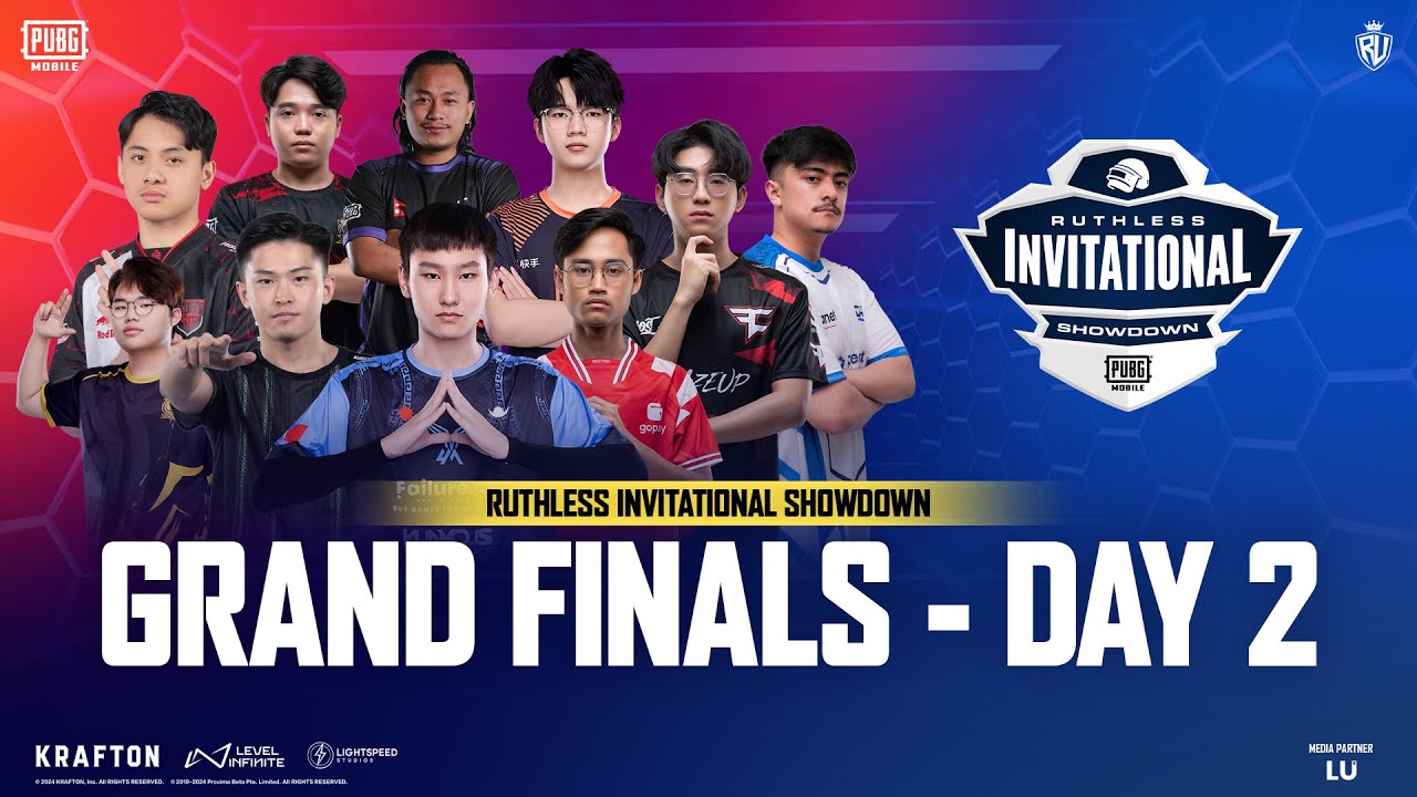 [EN] PUBG MOBILE RUTHLESS INVITATIONAL SHOWDOWN FINALS DAY 2 FT. #BTR #DRS #HORAA #DX #TJB #FLC #AE