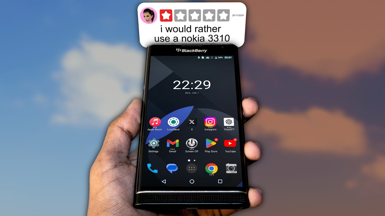 i tried living with the BlackBerry Priv in 2024