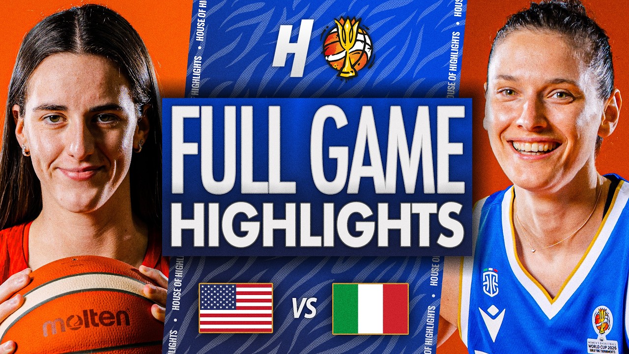 USA vs Italy - FULL GAME HIGHLIGHTS | March 14, 2026 FIBA Women’s World Cup Qualifiers