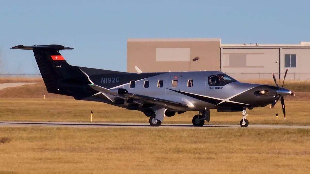 2024 Pilatus PC-12/47E (PC-12 NGX) | Taxi & Takeoff | New Century AirCenter (JCI/KIXD) | N192C