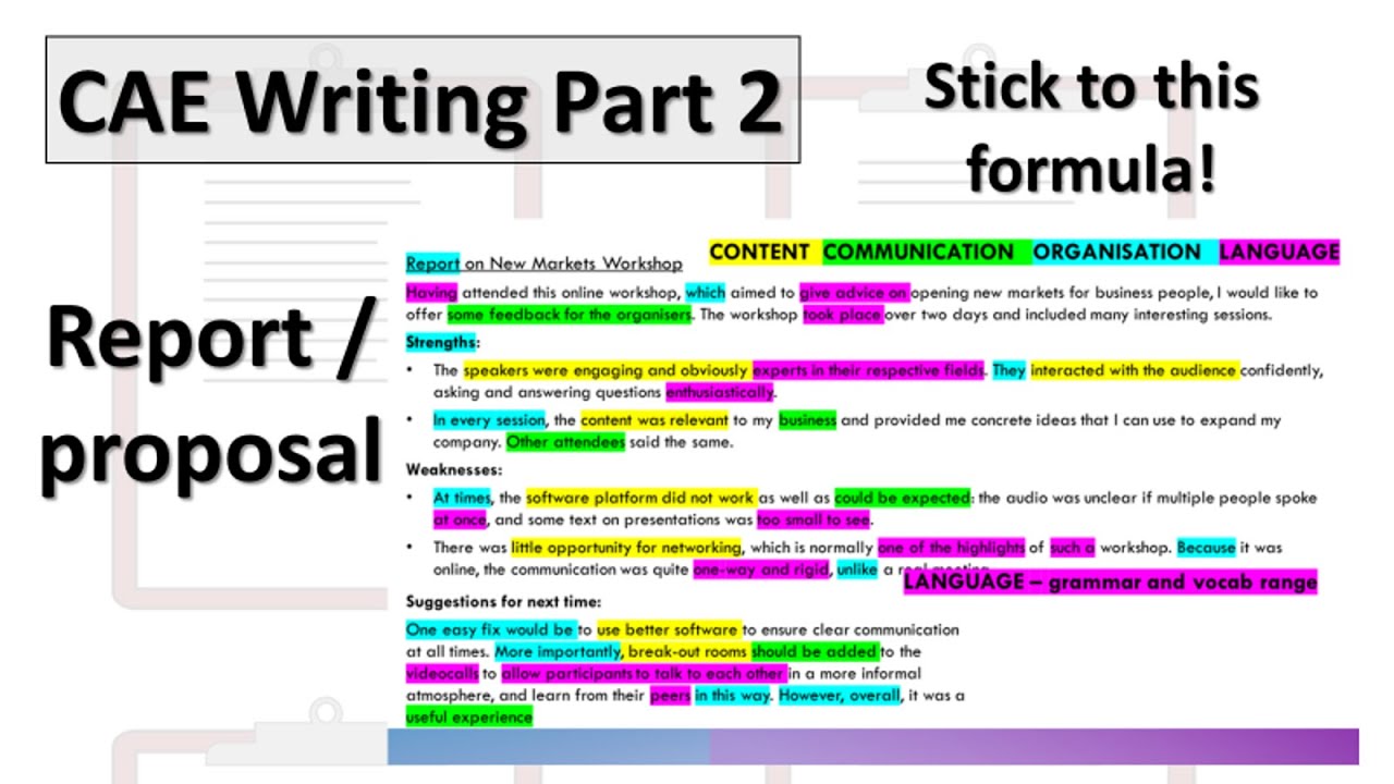C1 Writing Part 2: Proposal/Report: In-depth guide