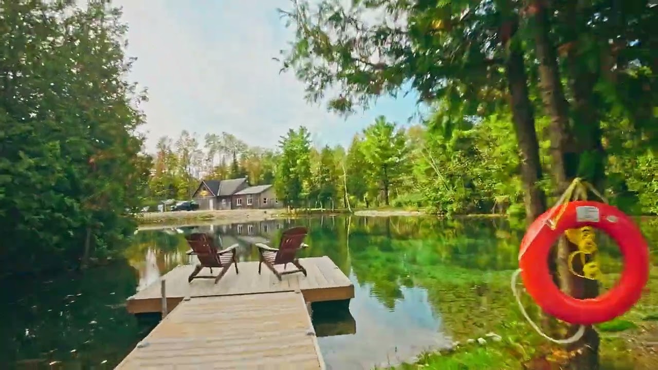 Wildwood: Beutiful Tiny Home and Pond🏡- FPV drone Oneshot 🚁🎥