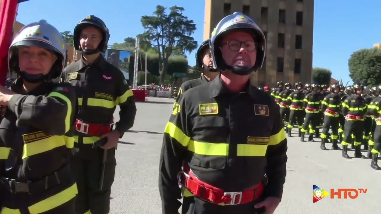 Cerimonia Giuramento degli Allievi VVF del 100° Corso alle Scuole Centrali Antincendi - www.HTO.tv