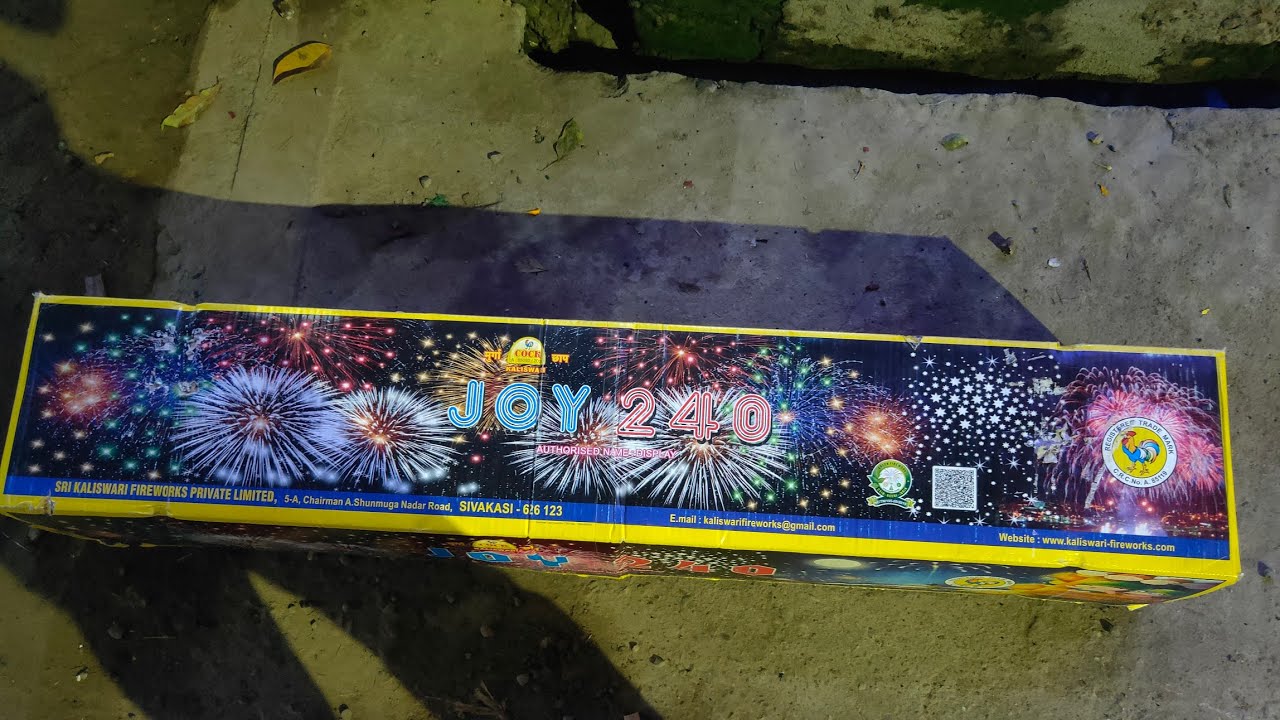 Happy Diwali 2023 | Cock Joy 240 Sky Shot |Joy 240 Star Lighting Up Moradabad skies in Diwali