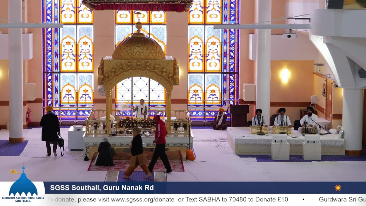 SGSS Southall, Guru Nanak Rd - Morning Livestream