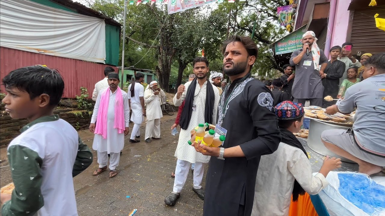 Jhansi Eid Milad Un Nabi Juloos 2025 | Jashne Eid Milad Un Nabi Juloos Taj Compound Jhansi 2025