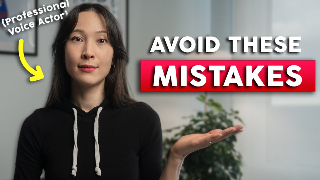 5 Voice Acting Mistakes I Made (So Embarrassing)