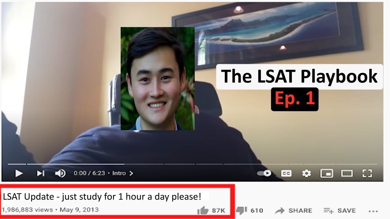 LSAT Update - just study for 1 hour a day please!