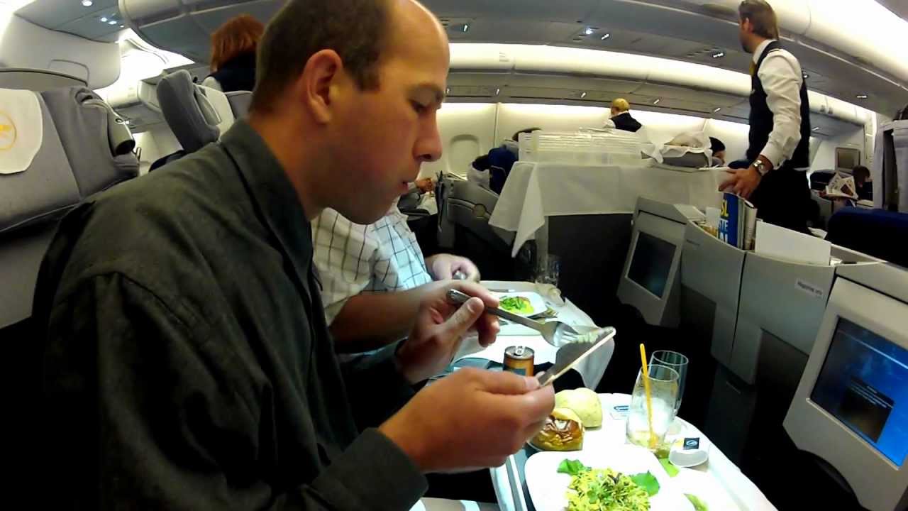 Lufthansa A380 LH 463 Business-Class Flug Miami ( MIA ) Frankfurt ( FRA )