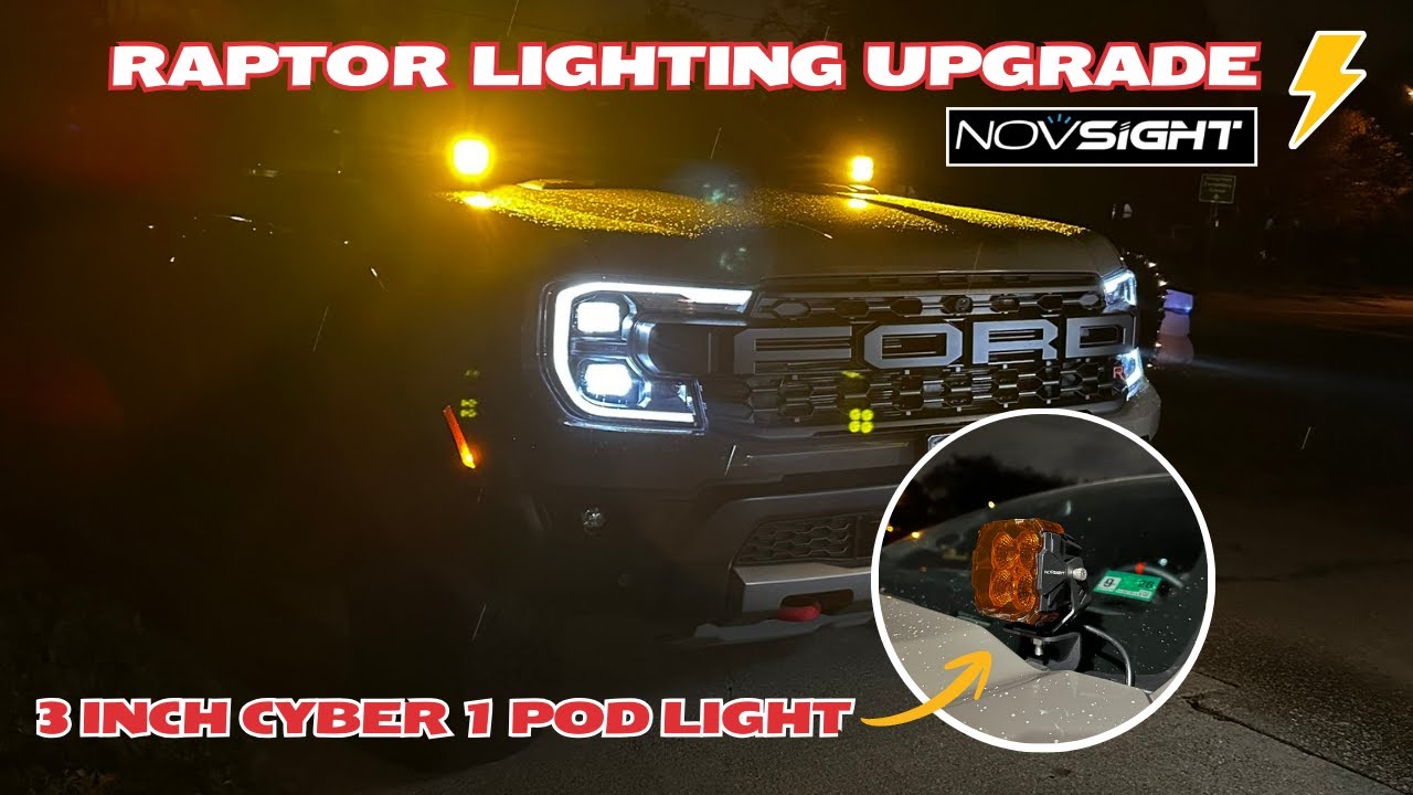 Установка фары и подключение AUX-переключателя Ford Ranger Raptor 2025 года | Пошаговое руководство