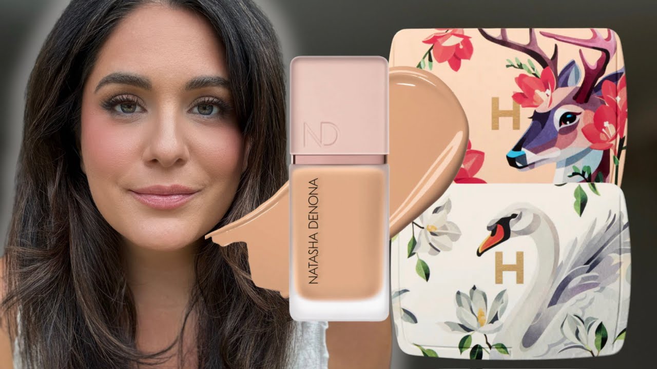 Natasha Denona Hy-Glam Foundation and Hourglass Ambient Lighting Edit Unlocked Palettes