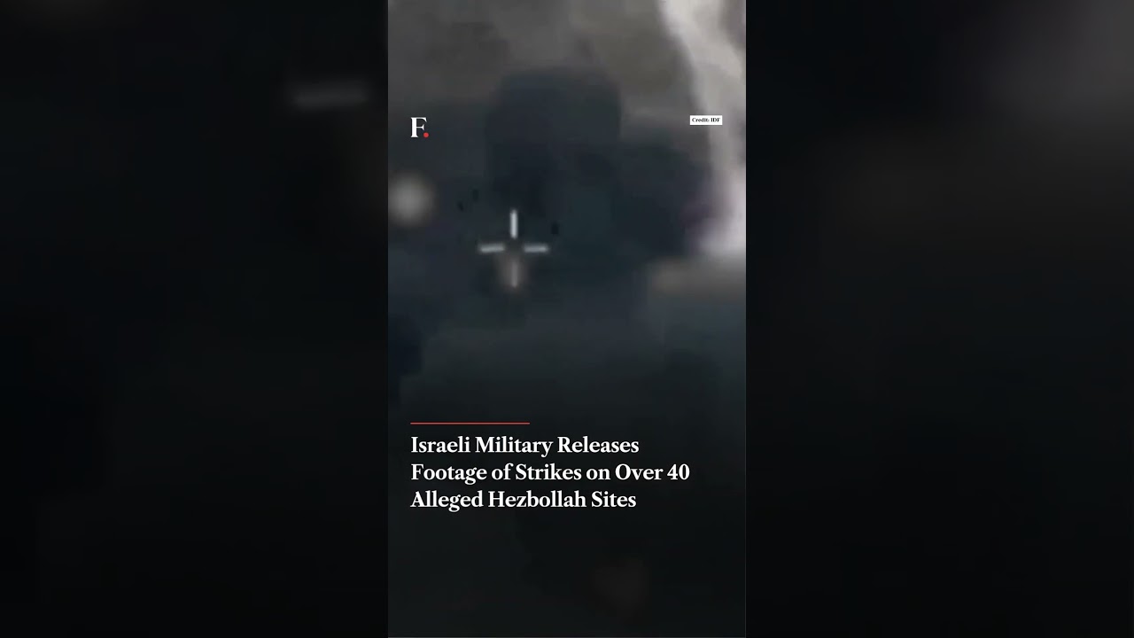 Israel Strikes Over 40 Hezbollah Sites, Israeli Military Says | N18G