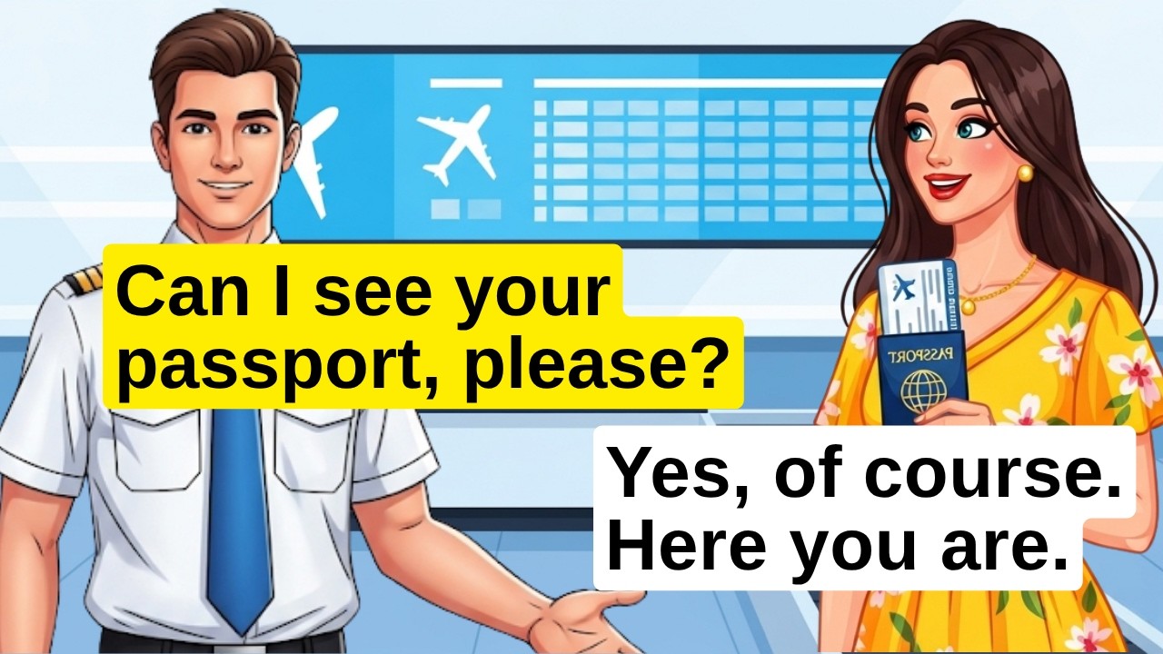 ✈️ В аэропорту — курс английского языка для путешествий для начинающих 🎧 Практика аудирования