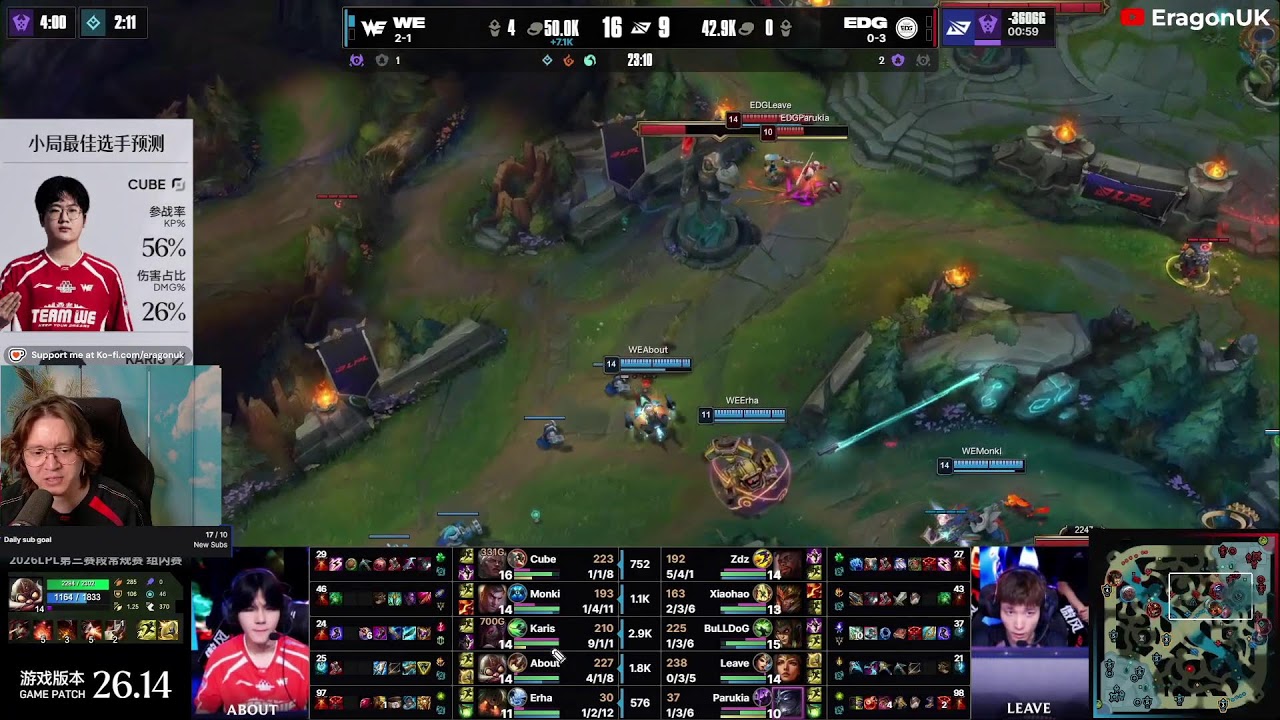 🔴 LPL 2026 | NIP vs WBG | EDG vs WE | TT vs JDG 🔴 리그 오브 레전드 프로리그