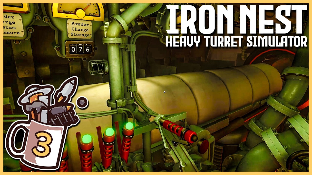 Firing a FULL CHARGE! | IRON NEST: Heavy Turret Simulator #3