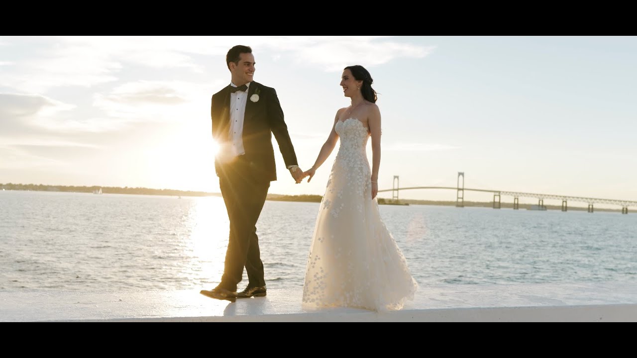 Elegant Belle Mer Wedding with a Glow Masquerade After Party | Amanda & Artie | Newport, RI