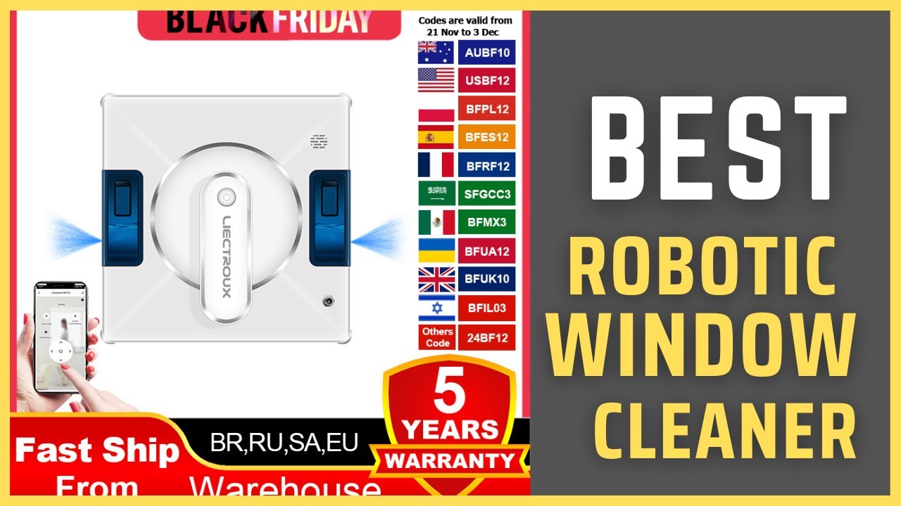 Window Cleaning Robot Liectroux YW509, Dual Water Spray Review in 2025