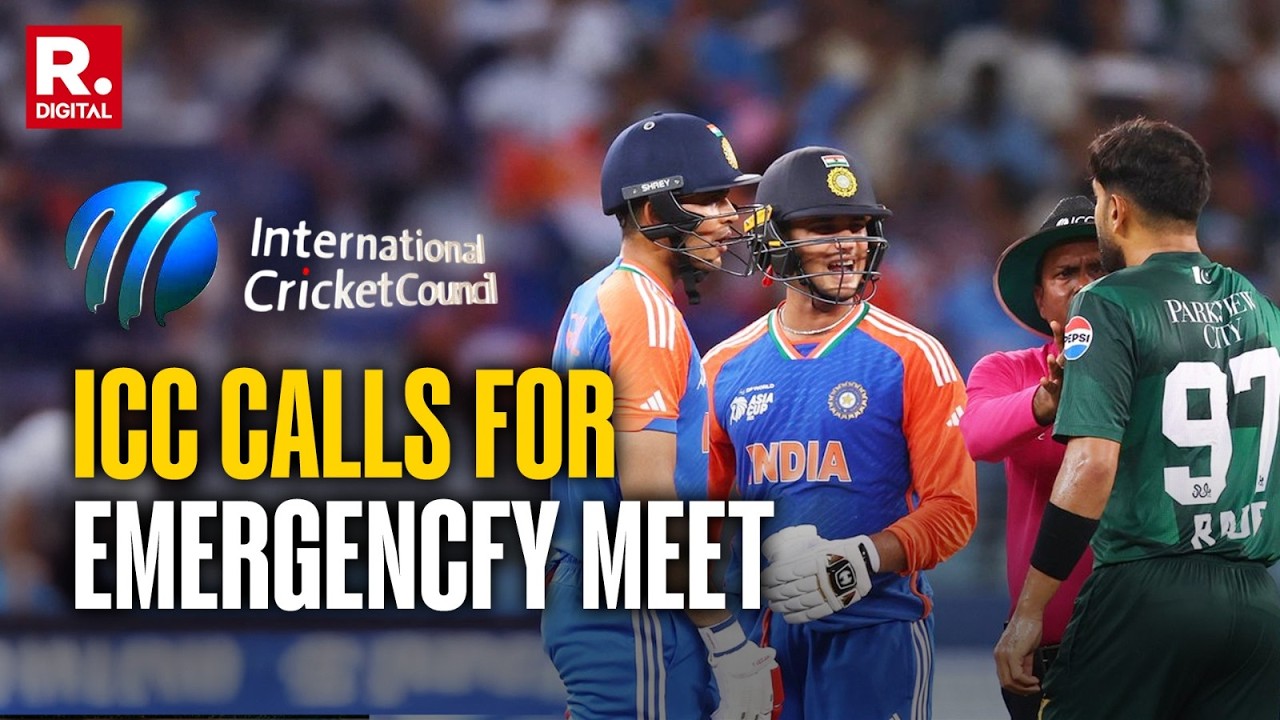 ICC Calls For Emergency Meeting After Pakistan Boycotts India Match