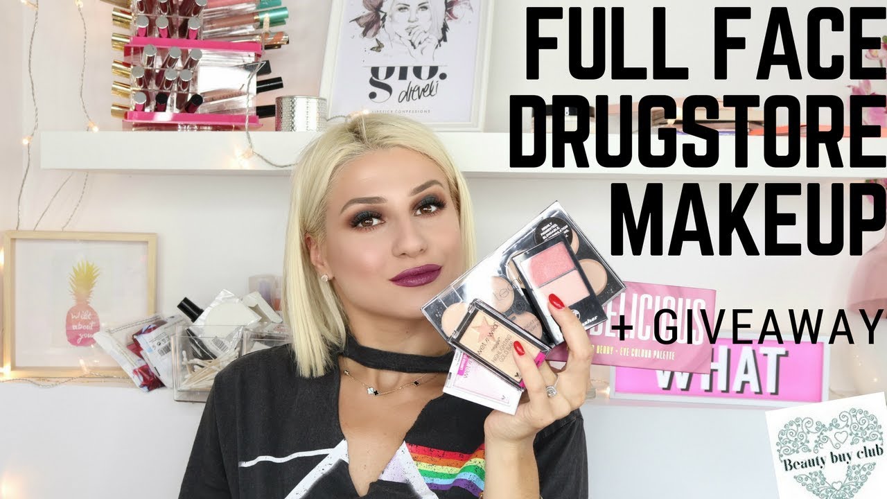 FULL FACE DRUGSTORE & GIVEAWAY! (CLOSED!!!)  || GIO DREVELI ||