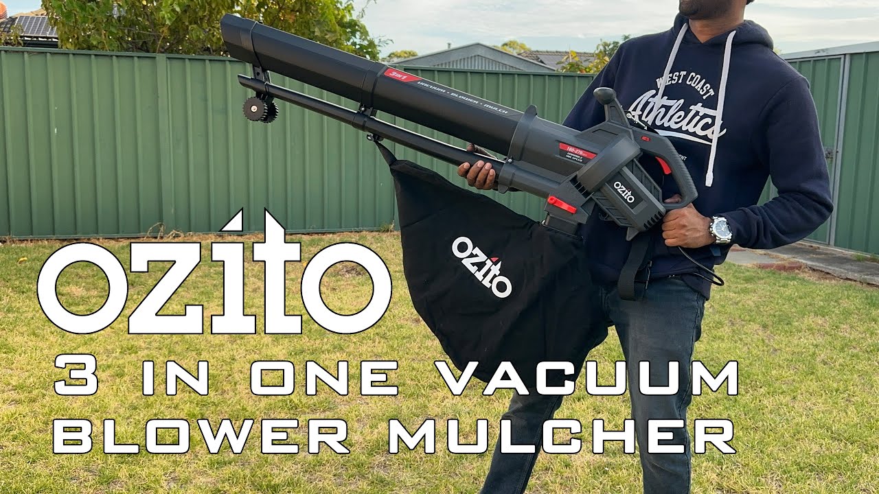 Ozito 2400W Corded 3 In 1 Blower Vacuum Mulcher