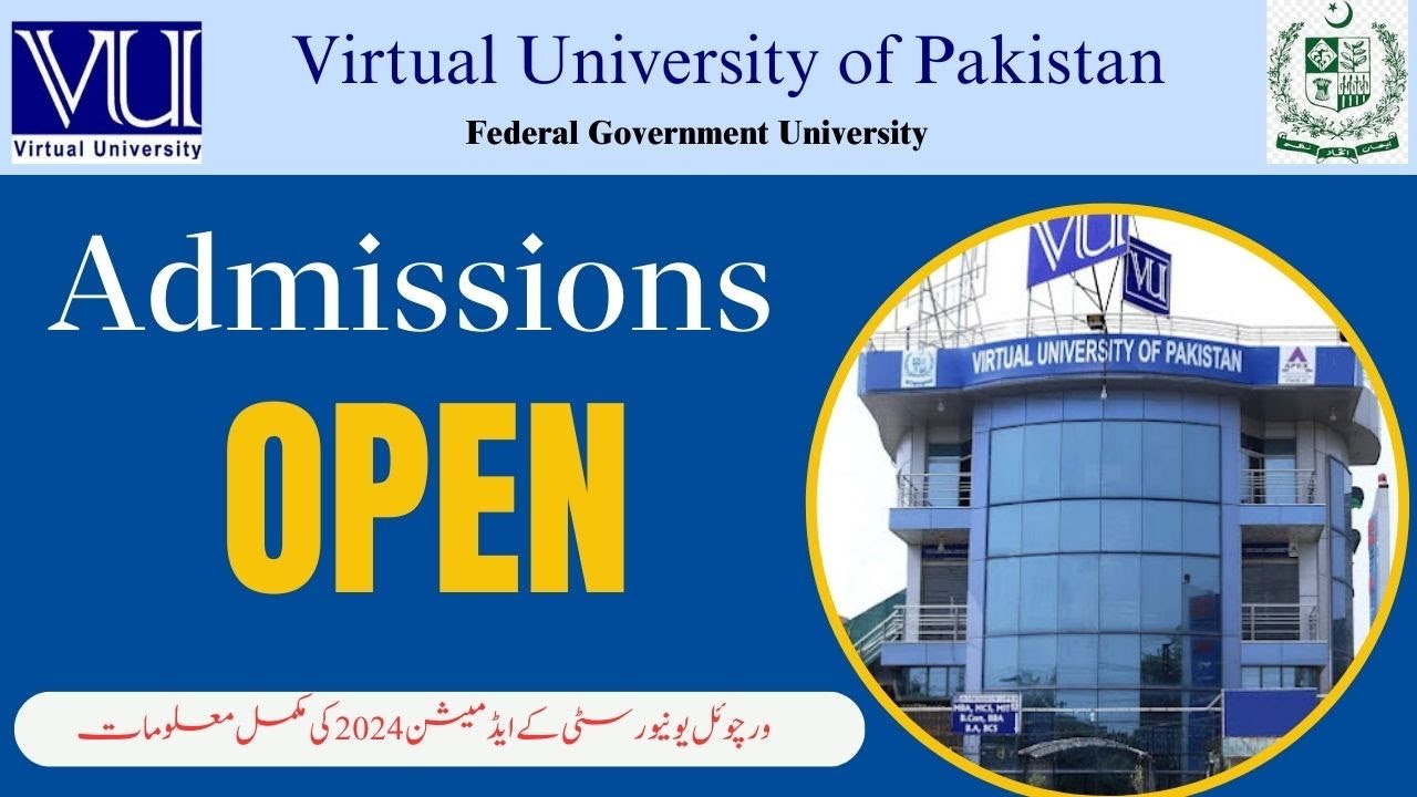 VU Admissions 2025 |How to Get Admission in VU |BS, ADP, Diploma Programs |How to Apply Online in VU