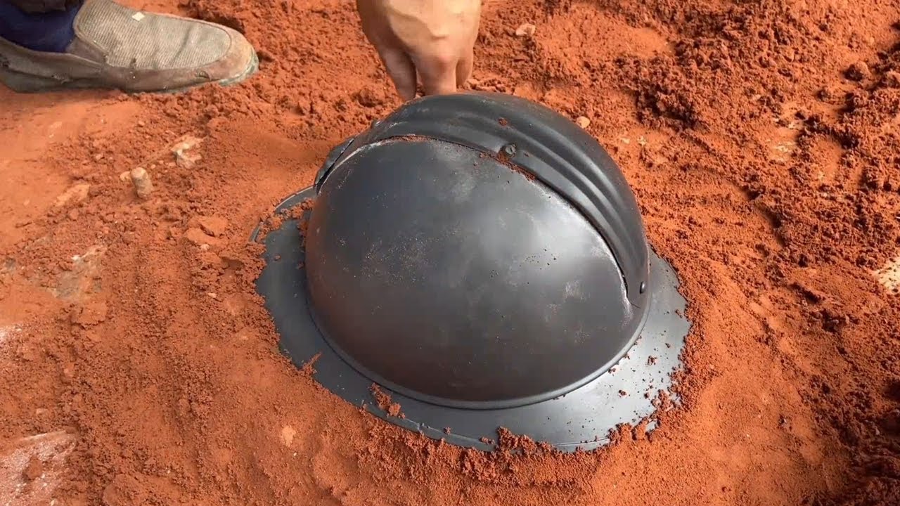 💡Help fans build an aluminum steel helmet today, which is extremely hard| Metal casting