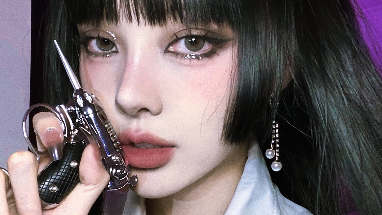 별빛 포인트 살짝!✨ 세미 스모키 메이크업  Subtle Twinkling Starlight! Semi-Smokey Makeup