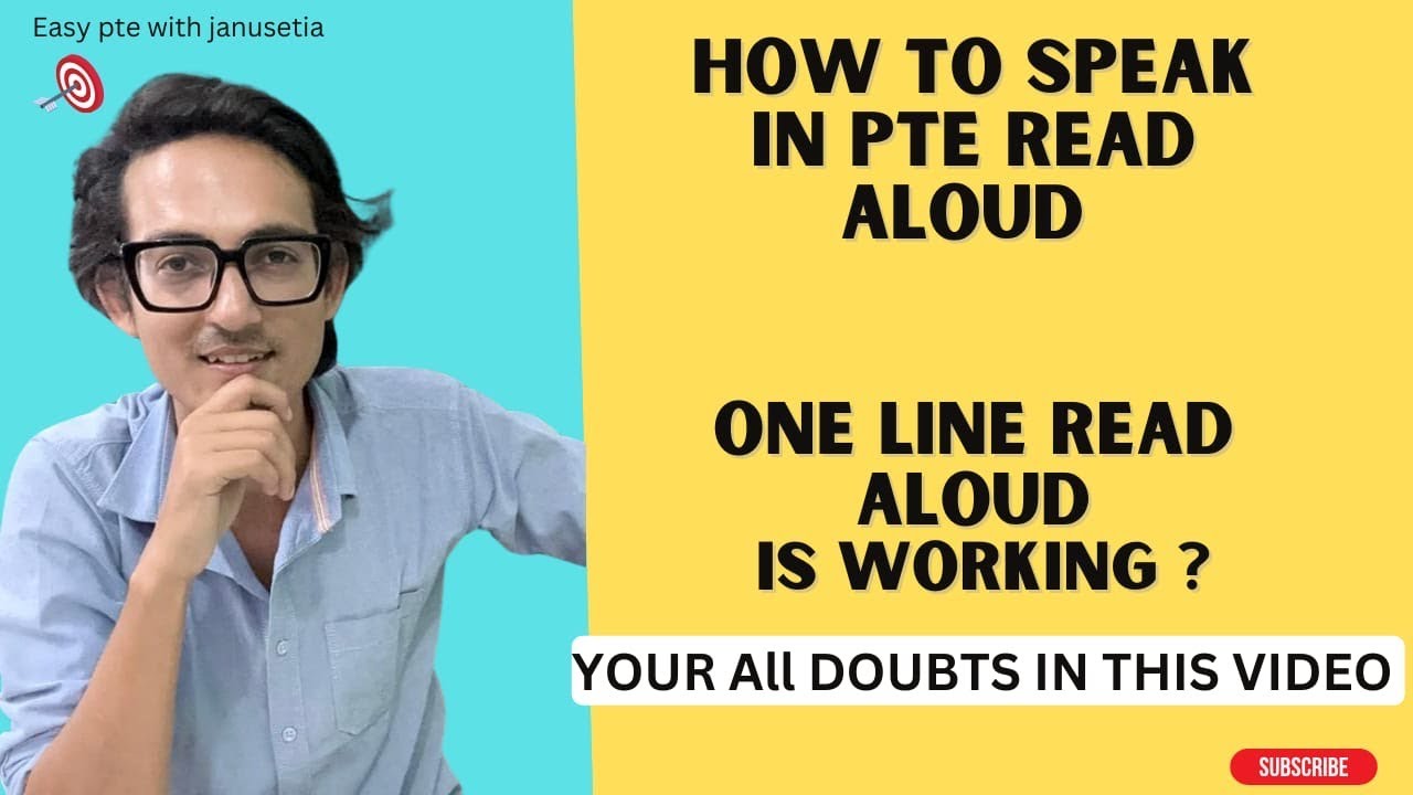 PTE SPEAKING TRICKS || HOW TO SPEAK READ ALOUD | #janusir #pte #ptespeaking