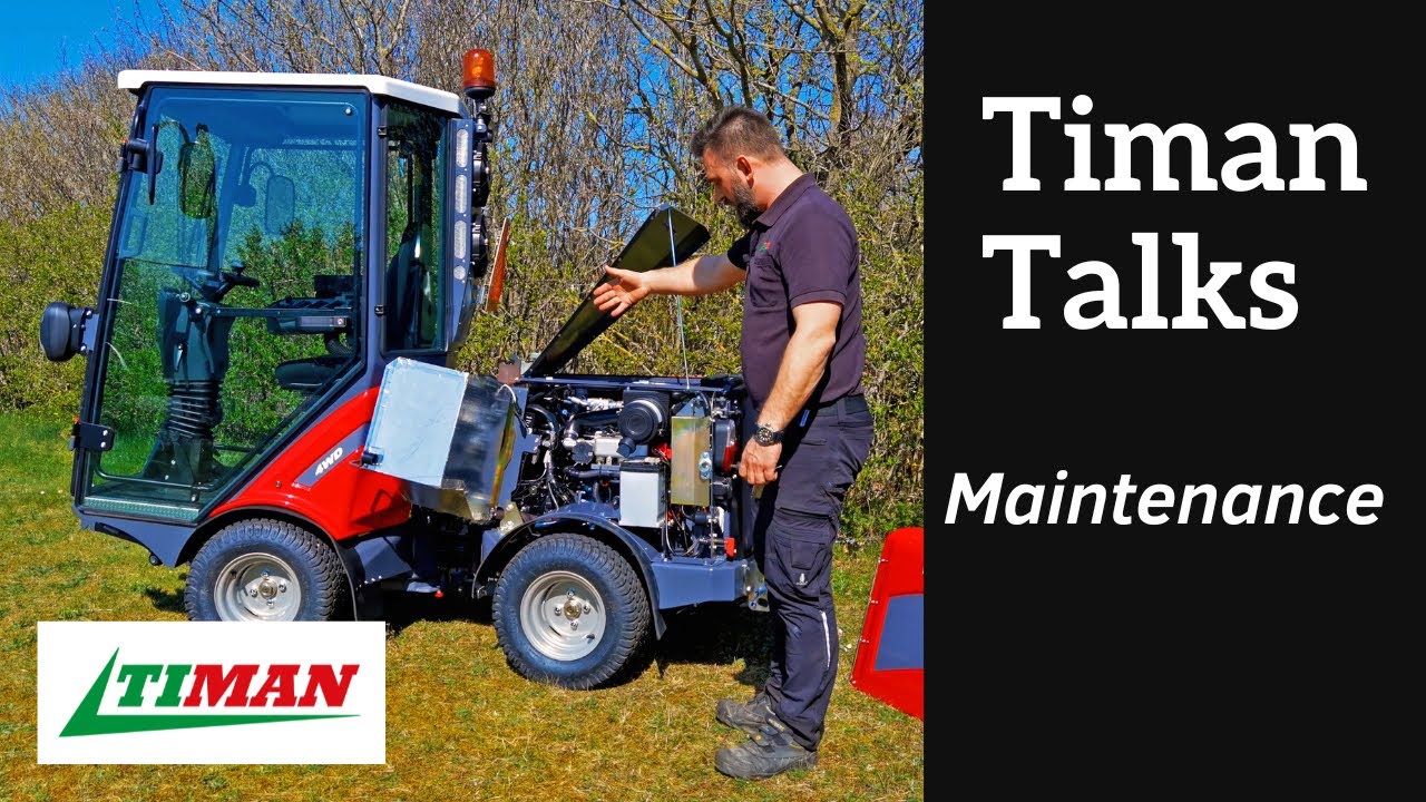 Timan Talks | Maintenance of the Timan 3330 | Learn more about the utility machine from Timan
